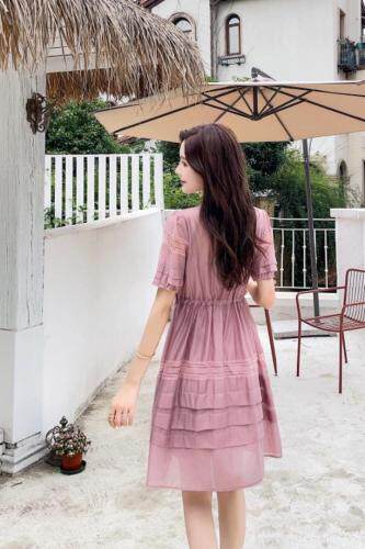 天丝工艺设计风格连衣裙，女装连衣裙，天使公主