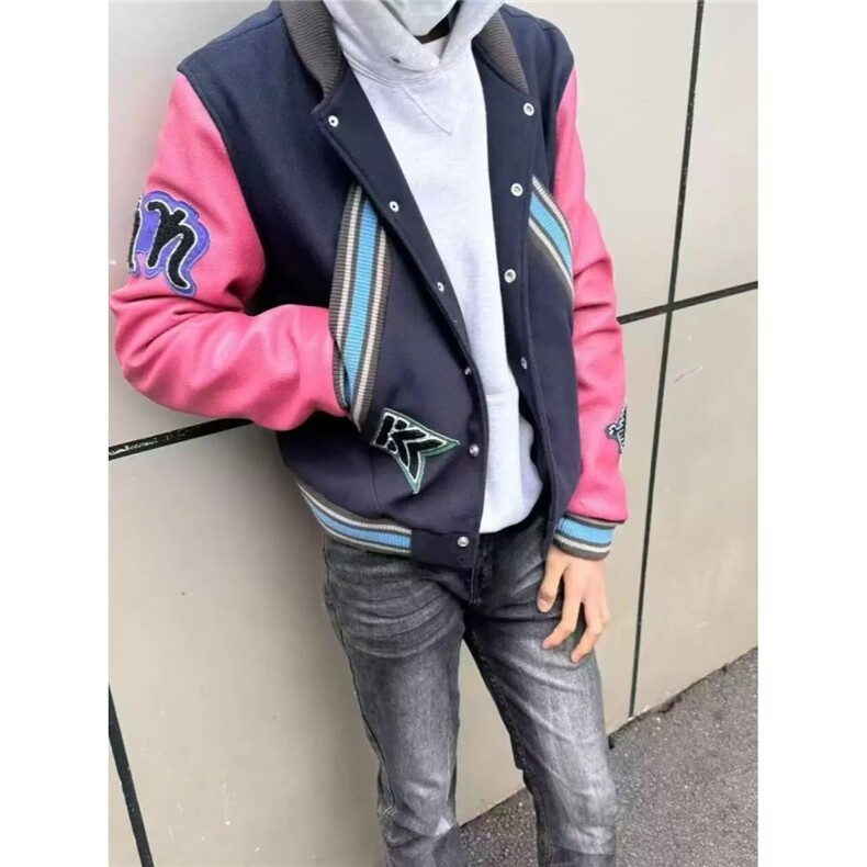 棒球服日系ins潮流慵懒流行时尚原宿简约气质新款文艺百搭WJK6719，女装职业装，星座208-5