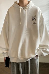 连帽卫衣男大码胖子帽衫大号运动服WY2430-P35图片