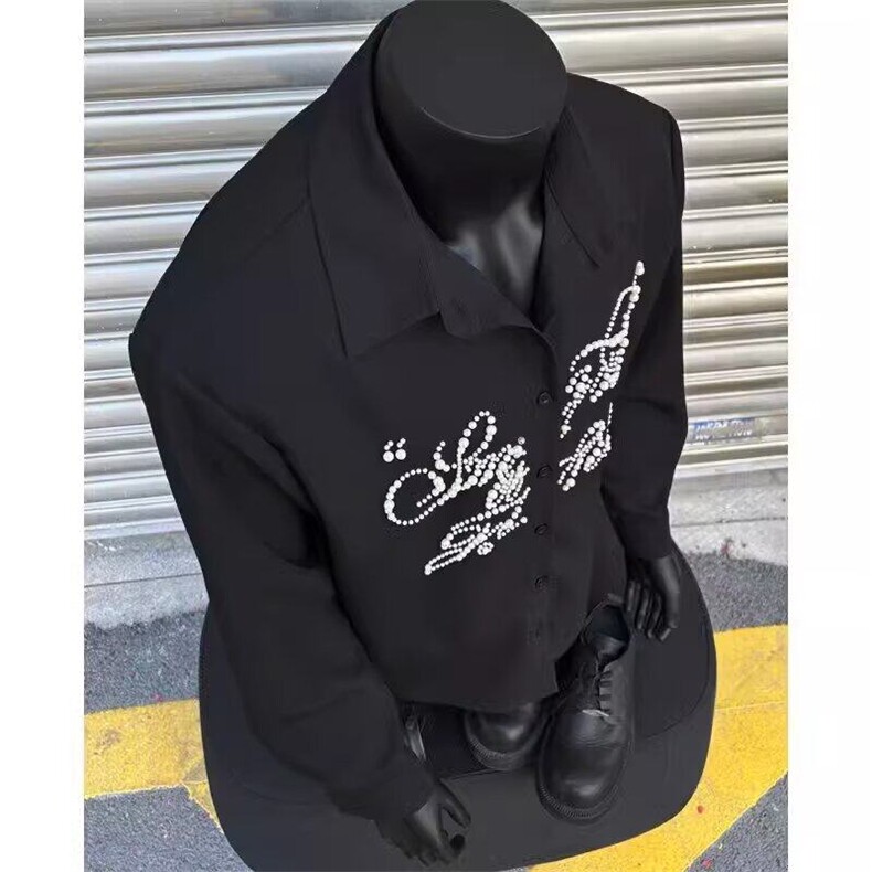 长袖衬衫春秋季风上衣小众设计感痞帅衬衣-CS021-网络图,男装衬衫,星座1002-2