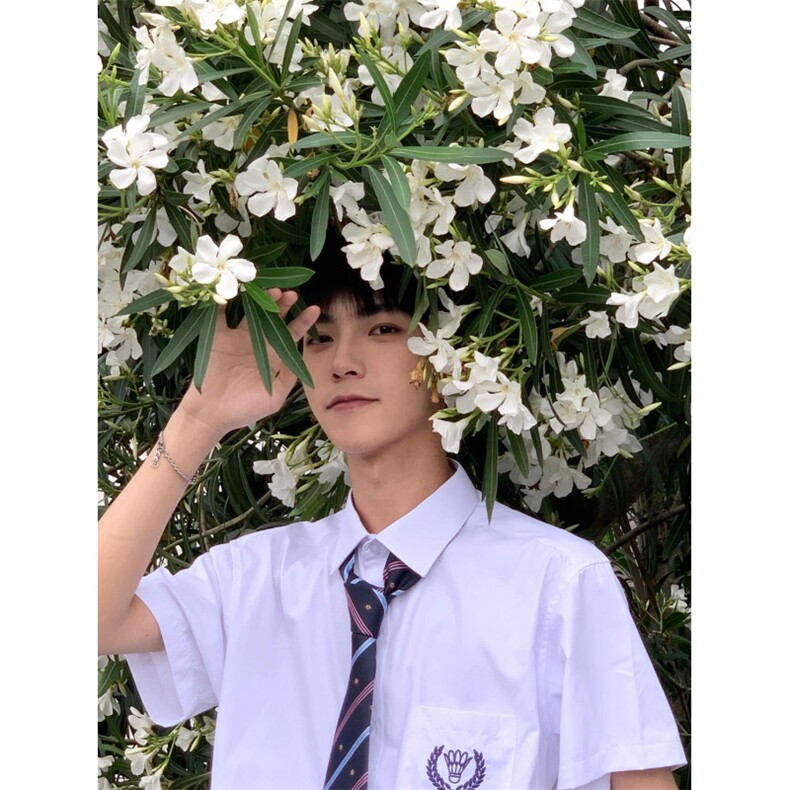 dk制服男纯棉白衬衫男短袖夏季宽松休闲大码半袖jk衬衣CS77-P48,男装衬衫,星座1007（原301D）