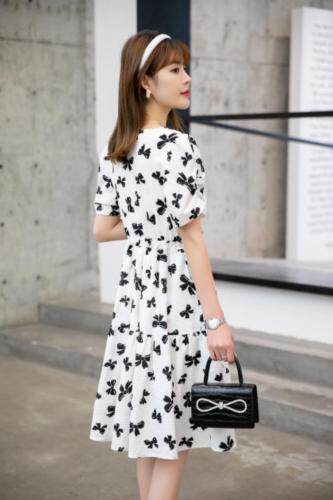 韩版连衣裙，女装连衣裙，她家