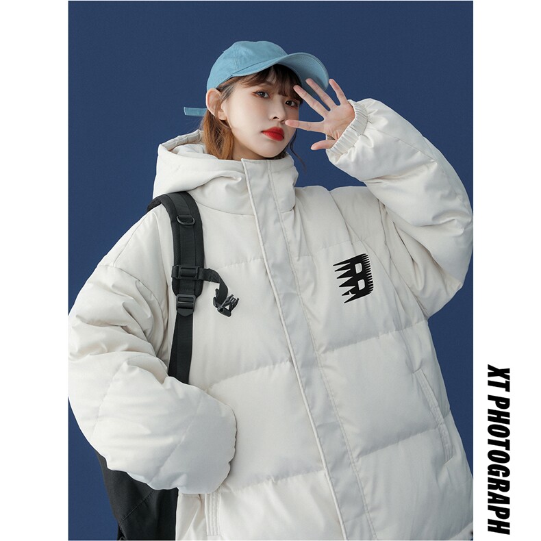 中性冬季白鸭绒加绒加厚百搭保暖连帽羽绒服外套YR145P225控298,男装羽绒服,A247A