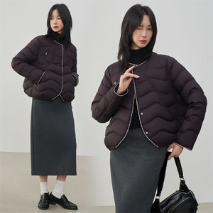 现货2025年冬季新款90白鸭绒休闲风羽绒服女