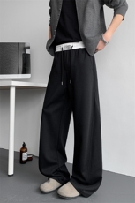 休闲裤男华棉新款港风宽松高品质弯刀裤K8558-特P40无差价，男装休闲裤，星座214-3