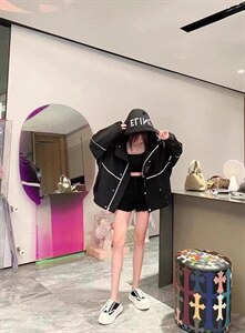 秋款风衣外套图片