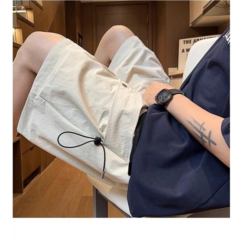 W9759-P35网图现货工装短裤男款夏季大口袋宽松休闲五分裤,男装牛仔裤,星座1608-2