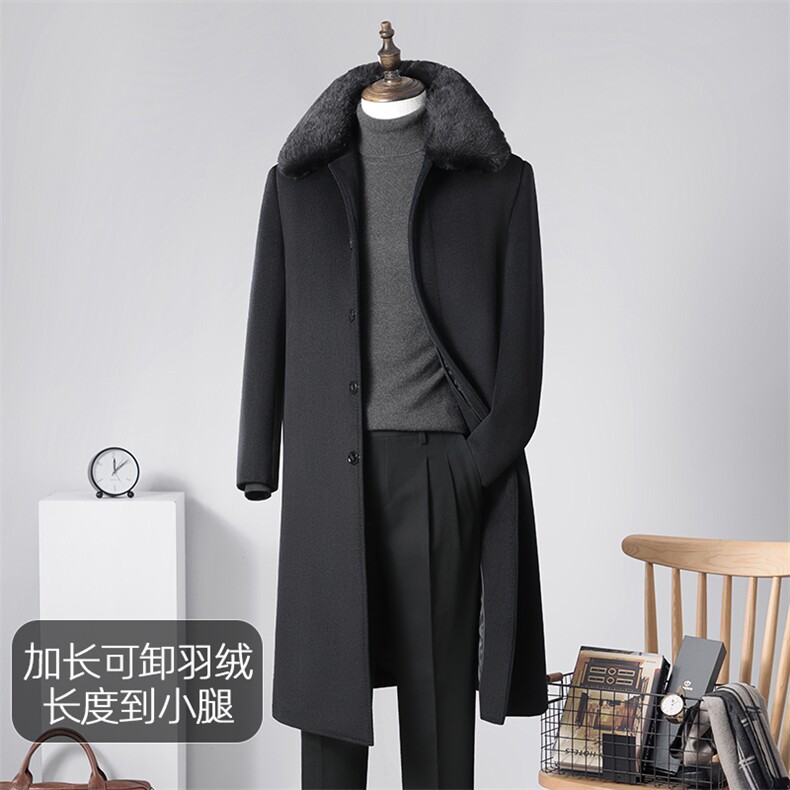 2023年新款毛呢羽绒服P295图片
