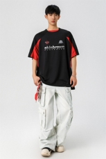 速干运动美式投篮街头印花球服大码M-5XL短袖T恤男DX78028P50控78，男装T恤，星座227-7