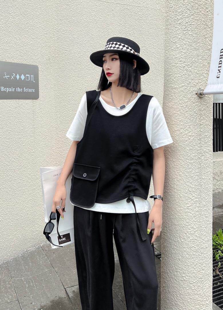 夏季新款两件套马甲，女装马甲，琼卿格