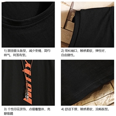 BX25006-P20港风运动汗背心男大码汗衫男无袖T恤男砖墙挂拍，男装T恤，电商A040A