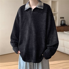 日系潮流原宿气质简约百搭时尚新款长袖WY3266-P40，男装卫衣，星座208-5