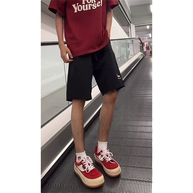 夏季薄款休闲裤子男女款百搭宽松直筒复古痞帅显瘦长裤,男装休闲裤,四季星座505