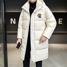 2024新款中长款羽绒服男士冬季加厚外套刺绣B240-Y1582-P245，男装羽绒服，电商B240
