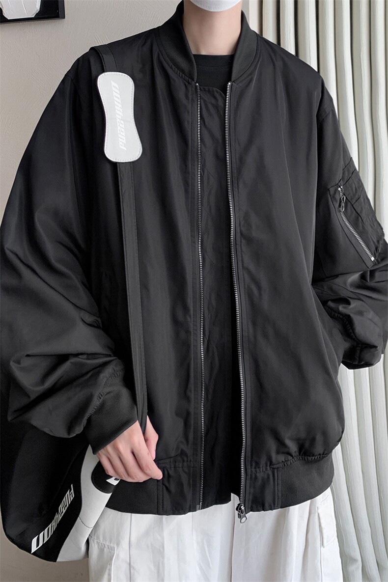8XL-M特大码秋冬机能夹克外套冲锋衣百搭潮休闲宽松户外JK1301P70,男装夹克,电商D206-1