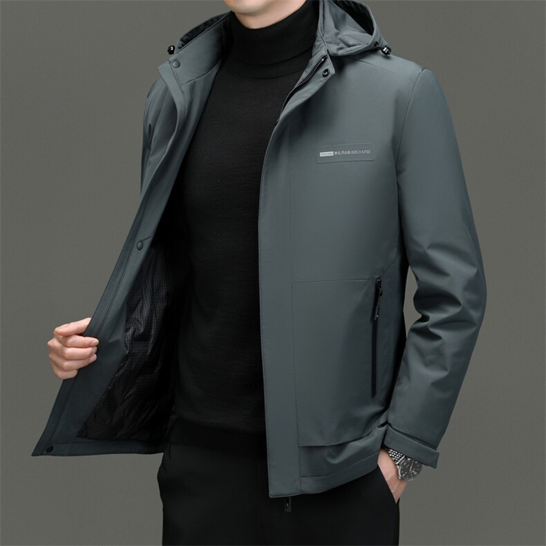 DF82613钱塘2020-2冬季时尚厚款百搭休闲中年男士羽绒服P195图片