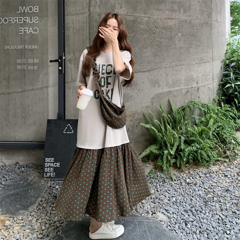 现货 带包拼接连衣裙 带包2D014-9075-P145-K218图片