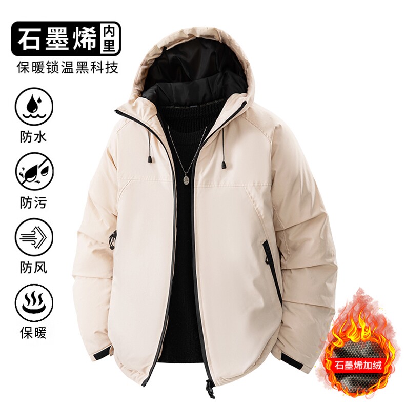 1506-1/MAT20771-加绒棉衣/P64冬季新款男士闲棉服宽松帽百搭棉衣,男装棉衣,星座1506-1