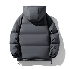 现货抖音得物可供视频三防加厚羽绒连帽棉衣外套面包棉服85537，男装棉衣，电商A486