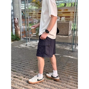 CP1201-P39 休闲口袋工装短裤男生夏季2025新款宽松简约五分裤图片