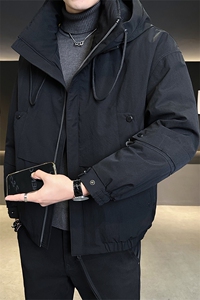 新标90绒 店主风冬季男士休闲连帽羽绒服保暖外套 25992-P275图片