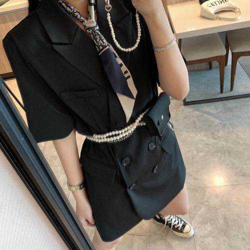 腰包短袖西装，女装西装，XTZ style