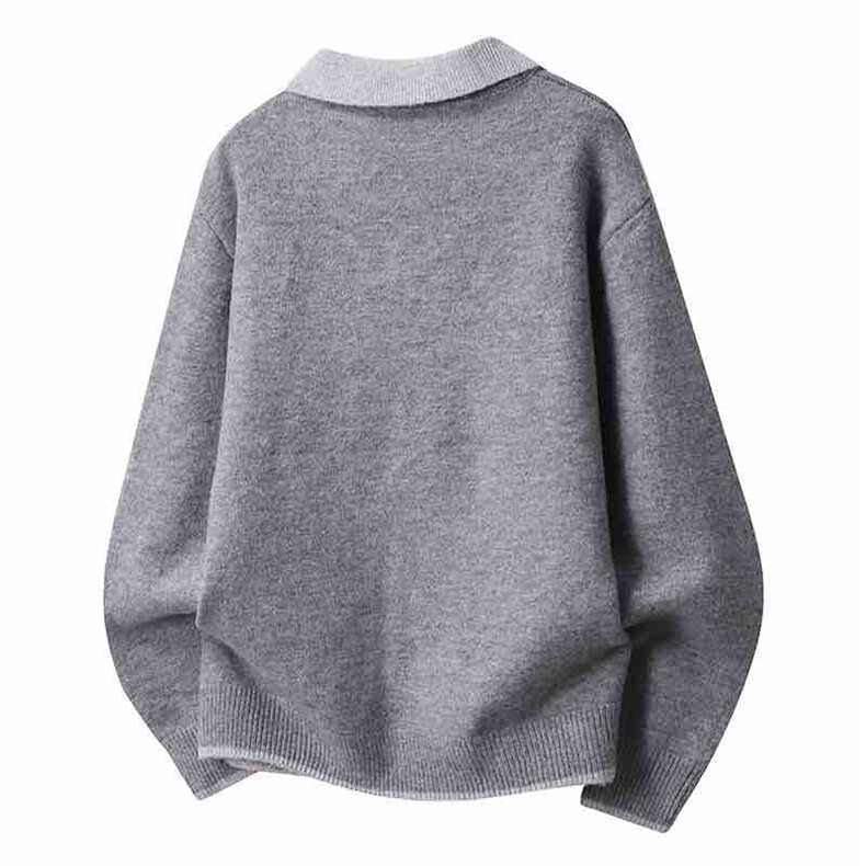 M553-P45冬季加厚男士翻领针织毛衣,男装针织衫/毛衣,星座1215-1