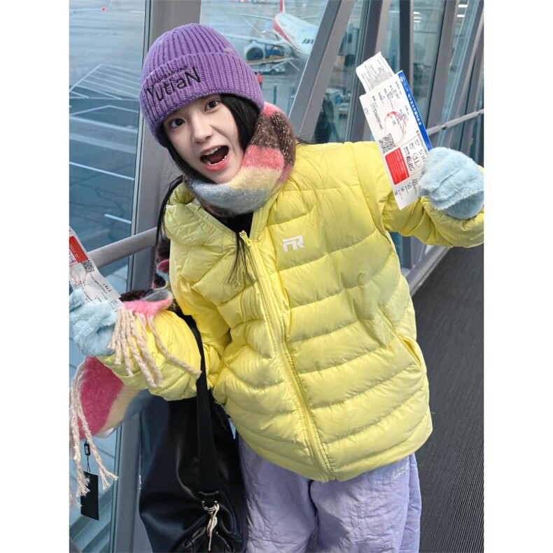 KK109-P115美式简约轻薄连帽排骨羽绒服，男装羽绒服，电商B323A