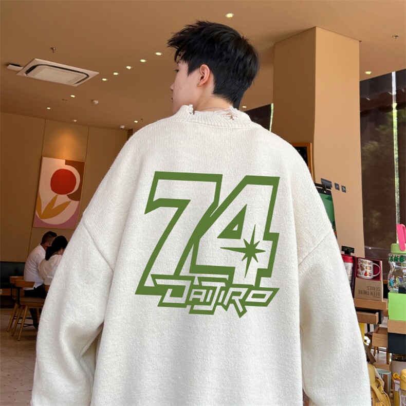 高品秋冬季破洞毛衣男复古慵懒风针织衫毛衣外套MYP3327-P65控88,男装针织衫/毛衣,电商B370