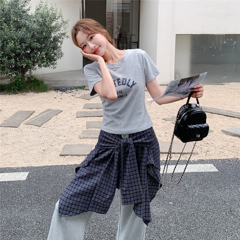 【新款现货】灰色印花设计师套装088-7727P165K228,女装套装/套裙,2C088