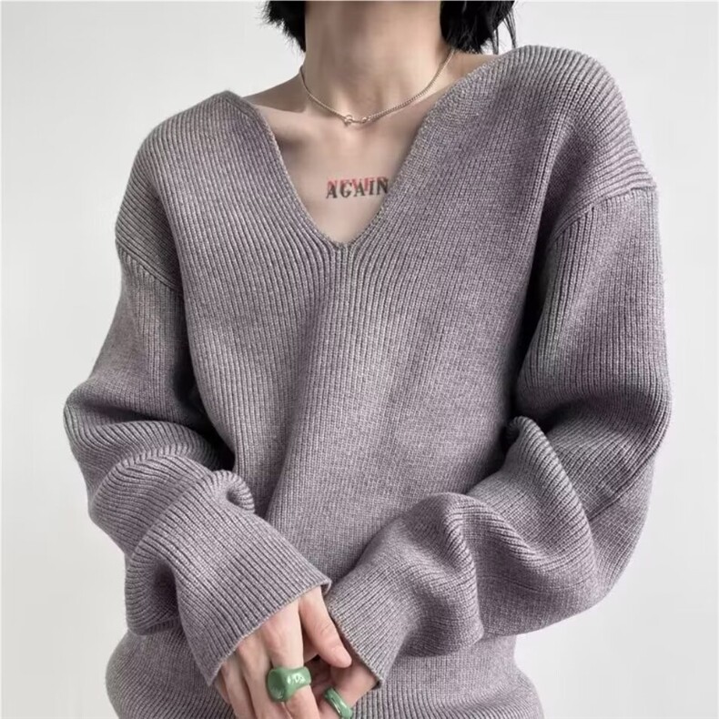 1506A/GM2120/P46圆领毛衣针织衫男潮牌秋冬新款气质修身上衣1，男装针织衫/毛衣，星座1506A