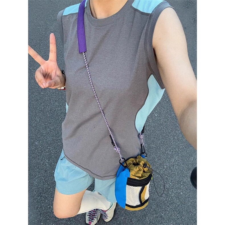 网图速干背心男女夏季凉感冰丝无袖T恤运动跑步健身特P28,男装背心/马甲,电商C306-1