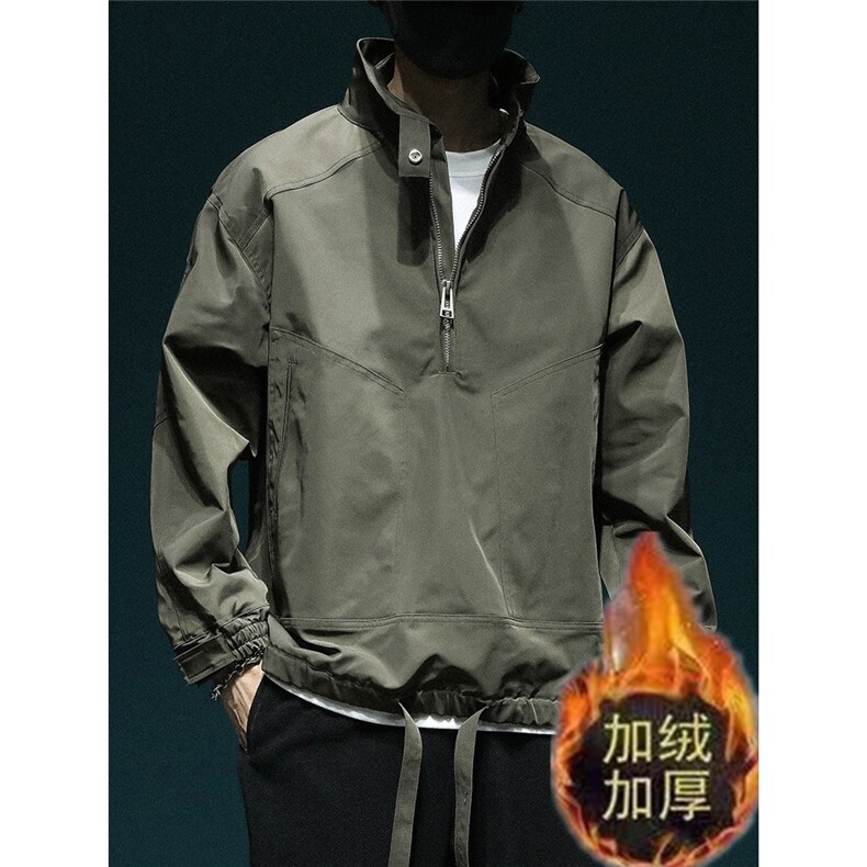 W10530-P55网图现货美式山系复古冲锋衣夹克高品质加绒P68,男装夹克,星座1608