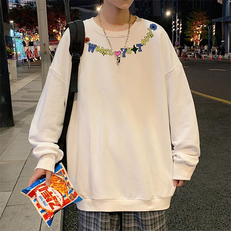 8XL圆领卫衣男超大码胖子肥佬大号长袖t恤S6381-P28,男装卫衣,电商A040