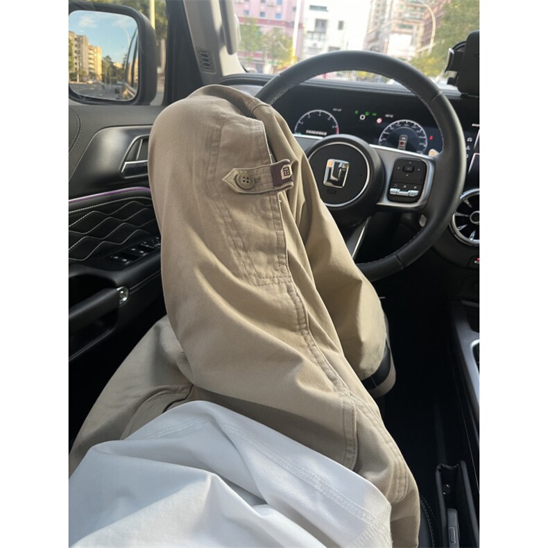 【网图有货】V03LL-P45cleanfit卡其色伐木工装裤美式复古vibe裤,男装休闲裤,星座1007（原301D）