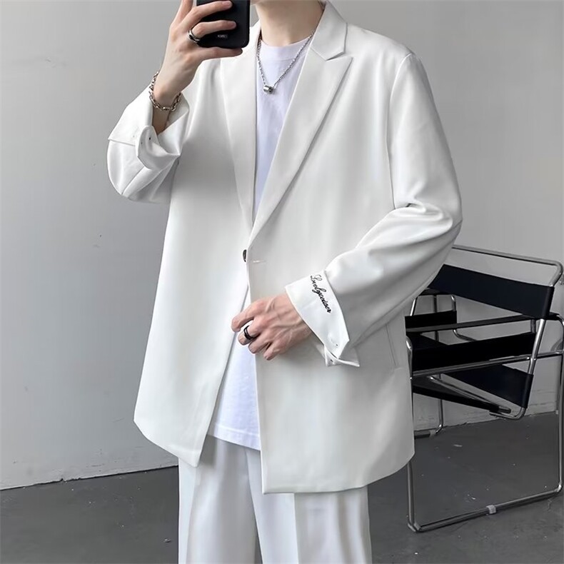 【有货】DXZ14-P68西装男韩版潮流帅气小西服刺绣炸街高级感外套,男装西服,星座603-2