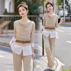 2026春季依如秀休闲风套装，女装套装/套裙，依如秀(原杭风阁)