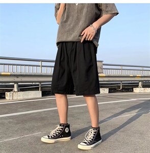 复古日系潮牌工装短裤宽松百搭运动休闲五分裤男女中裤DK903-P28图片
