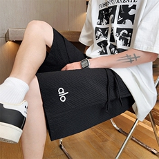刺绣字母短裤男泡泡纱薄款直筒五分裤夏季沙滩A266-GBXGZM121-P16，男装牛仔裤，电商A266