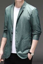 2023春夏新款男装中年男士商务休闲西服外套薄款防晒服便西免烫，男装西服，电商B212（原钱塘6029）