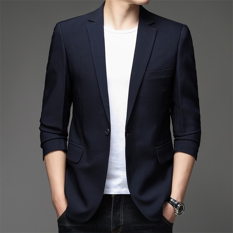 BV695-1钱塘2020-2秋冬新款男装西服休闲修身单西外套数据好P135图片
