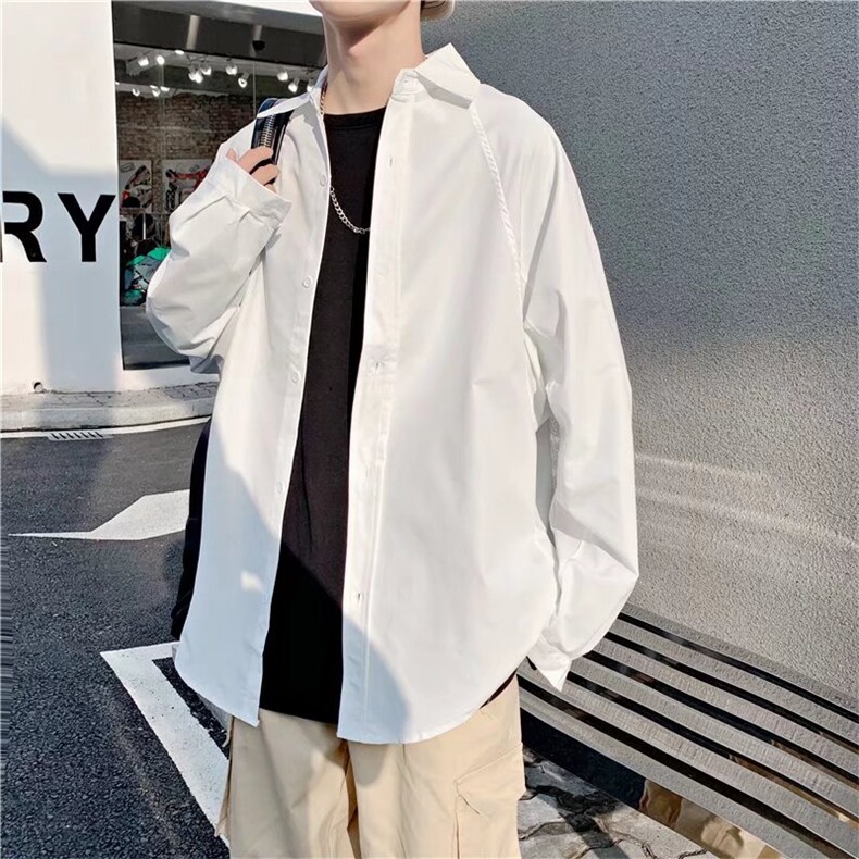 长袖衬衫春款男港风潮流CS12P32,男装衬衫,星座1116-2