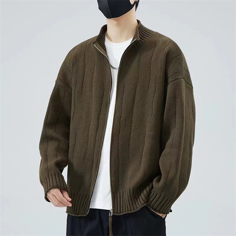 现货立领针织开衫外套男士春秋冬季毛衣914-4-5003,男装针织衫/毛衣,星座914-4