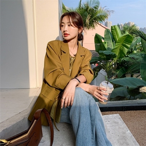 【现货】高品质拼纱假两件廓形西服251-603-P125-K188图片