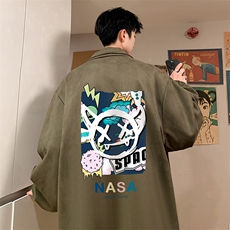 麂皮绒夹克男大码立领褂子外套JK85275-P68加绒款-P78，男装夹克，电商A040