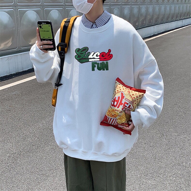 21秋季新款男士卫衣港风ins韩版潮流宽松百搭WY306P40限58,男装卫衣,电商A089-1