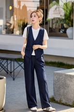 小香风洋气时尚套装夏季新款超火韩系穿搭一整套显瘦三件套，女装套装/套裙，秀美人生