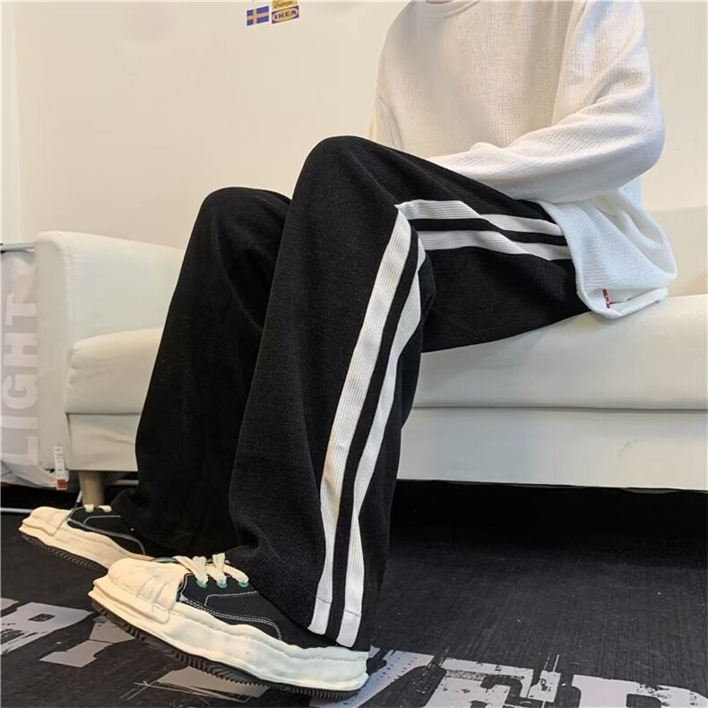 218-1-P32-B441新款时尚休闲潮男百搭加绒加厚常规宽松裤,男装休闲裤,四季星座218-1