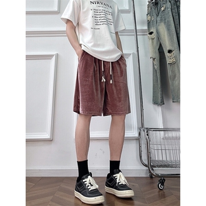 A178 男女同款冰丝速干短裤休闲夏季外穿宽松休闲裤DK161-P28图片
