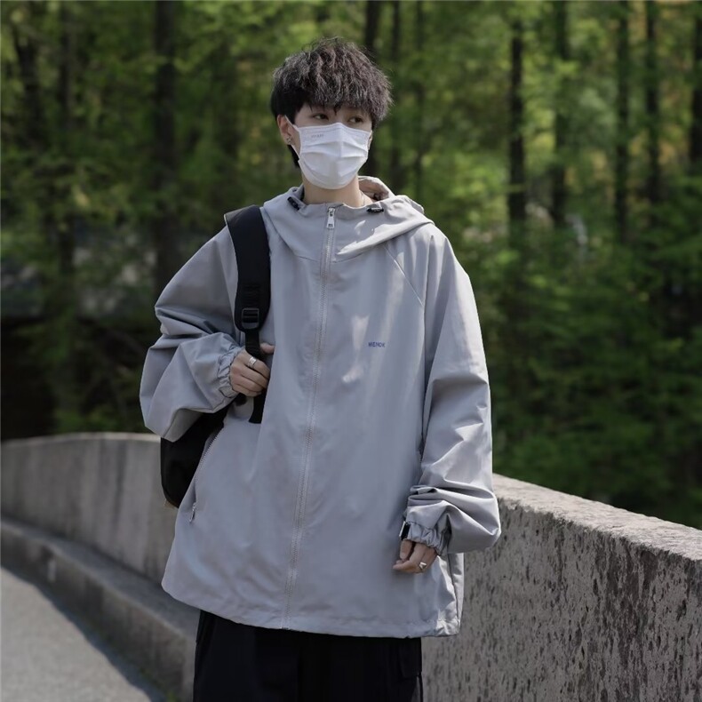 夏季薄款防晒衣男士学生韩版宽松休闲透气潮牌外套FS588-P60，男装防晒衣，星座1109-3